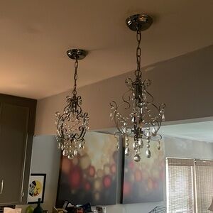 Amorette Chrome Mini Chandelier
